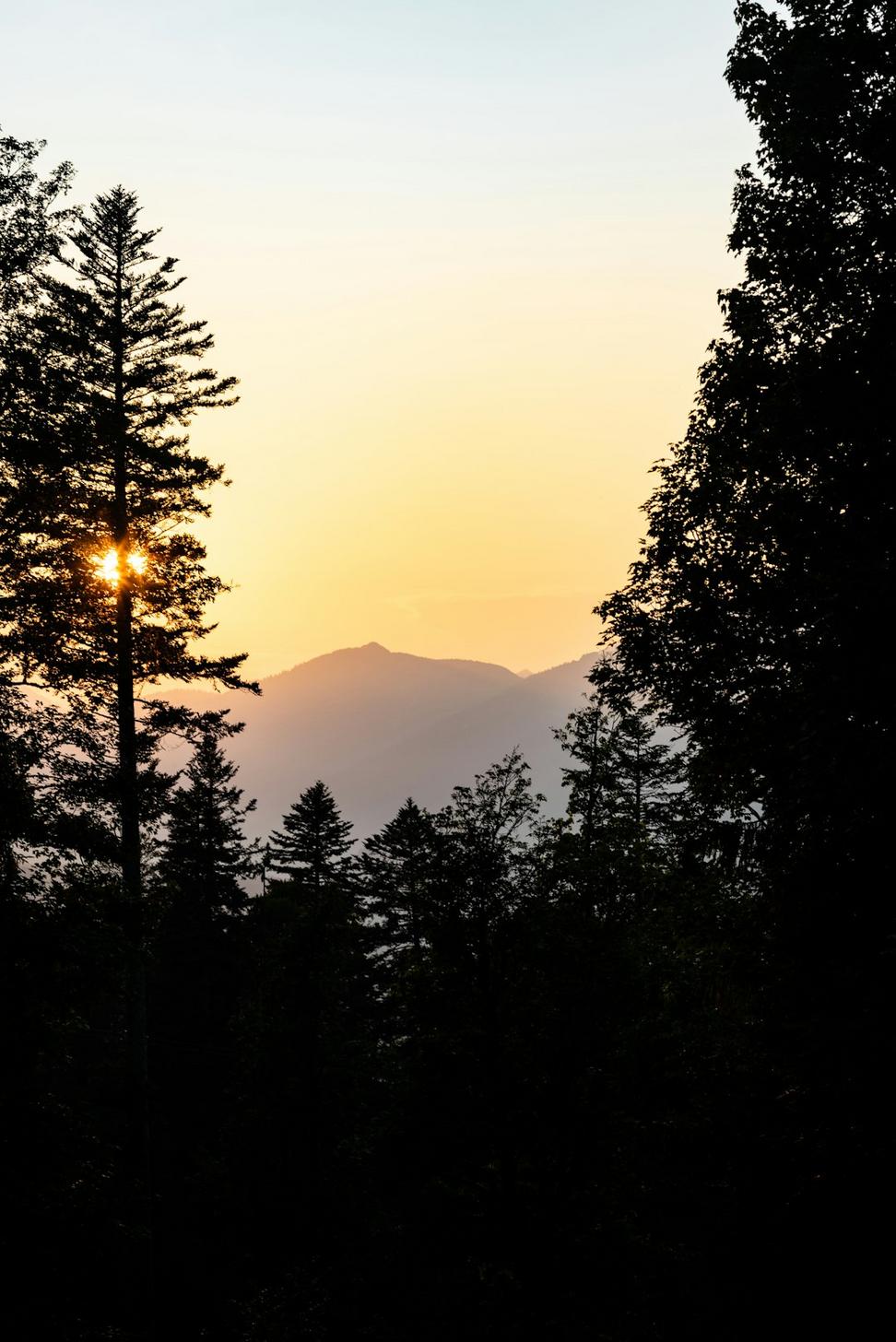 Mountain Sunset View